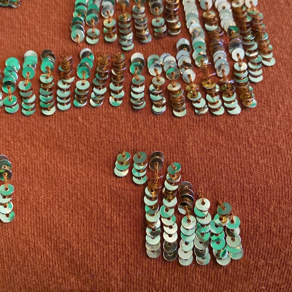 Anthropologie Kyra Sequined Sweatshirt - Picture 3 of 5